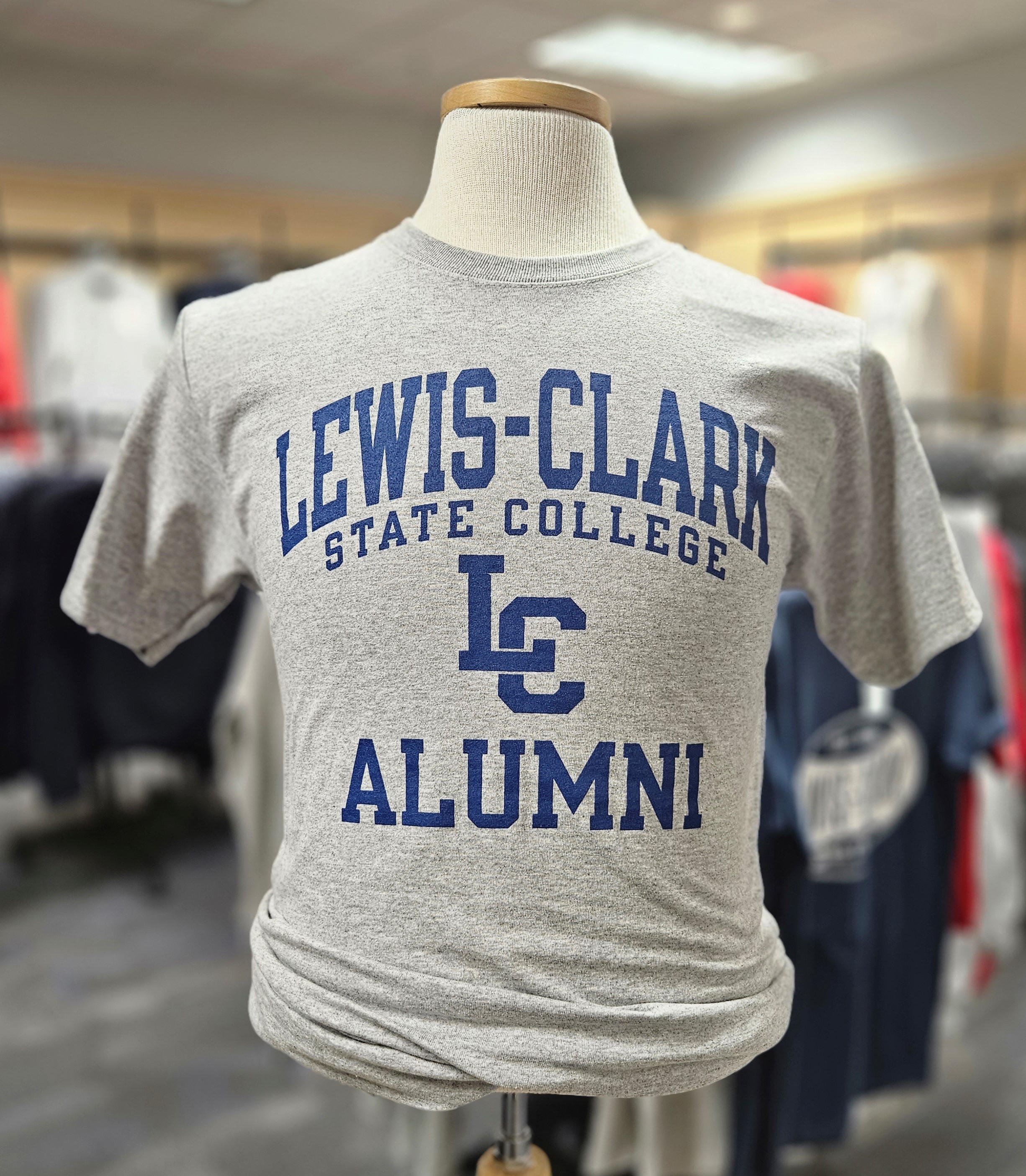 Lewis-Clark State College Alumni Grey T-Shirt