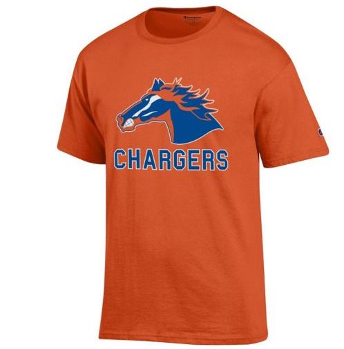 Chargers Logo Short Sleeve Tshirt
