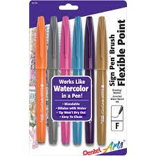 Pentel Sign Pen Brush Set
