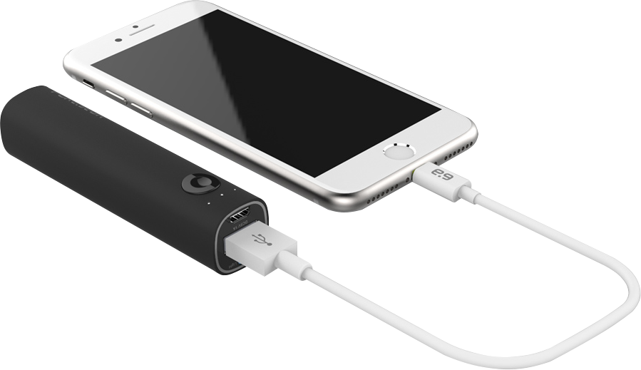 PureGear PureJuice Power Bank - Black 3000mAh