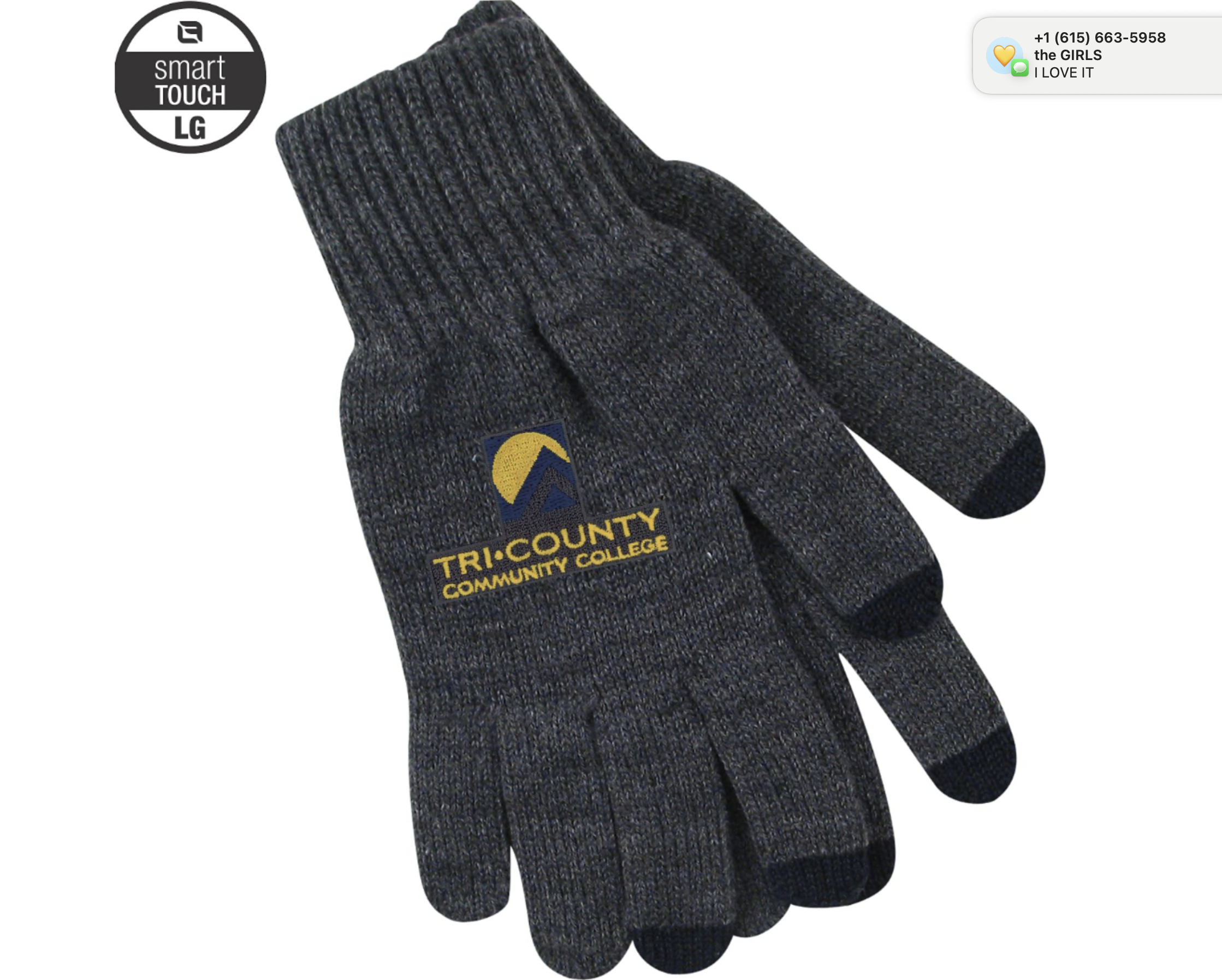 Tri-County Community College UText Gloves