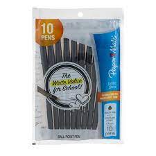 Paper+Mate Capped Ball Point Pens 10/Pck/Black