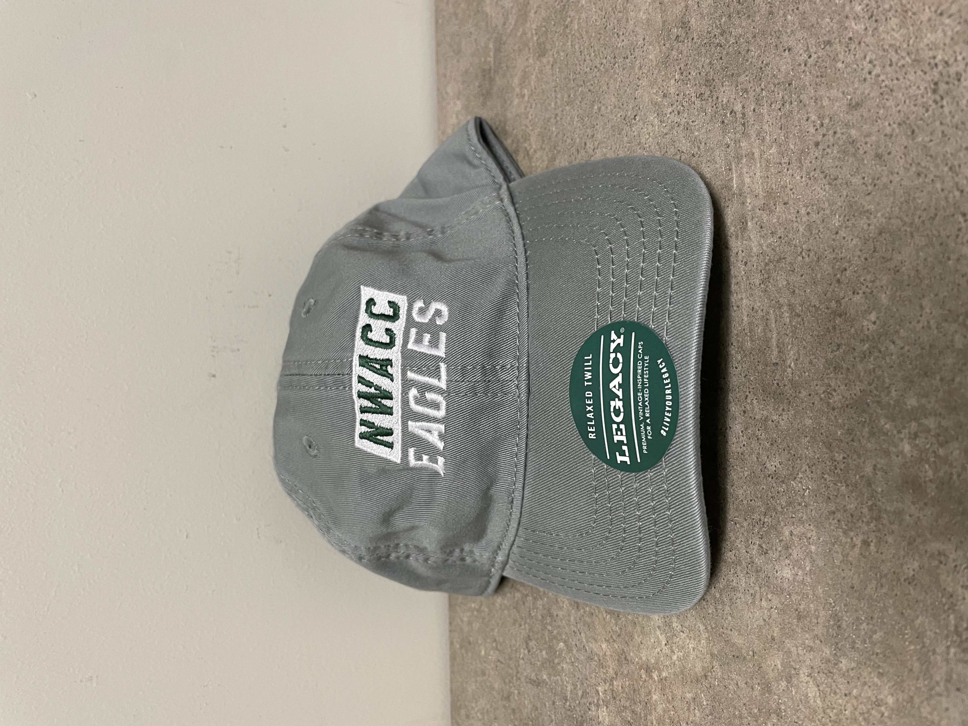 NWACC Eagles Adjustable Cap - Saw Grass