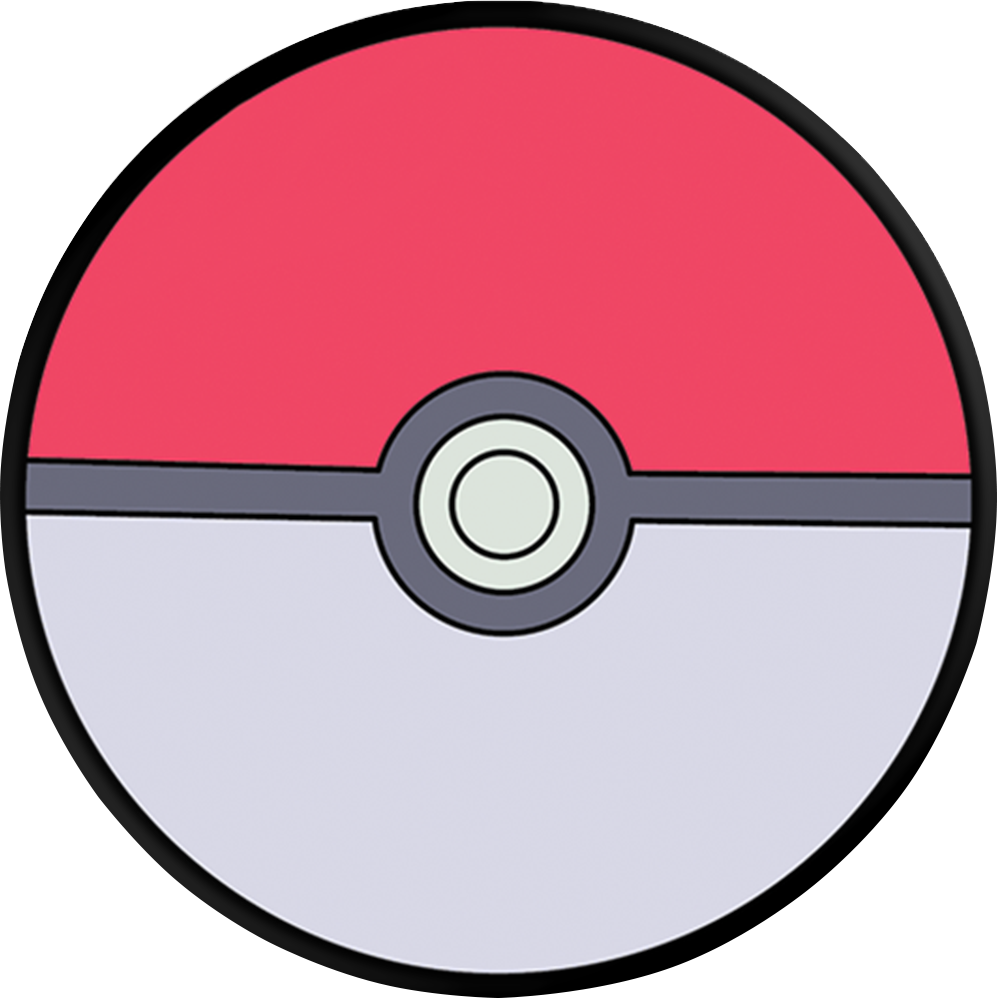 PopSockets Pop Culture PopGrip - Pattern BP Pokeball