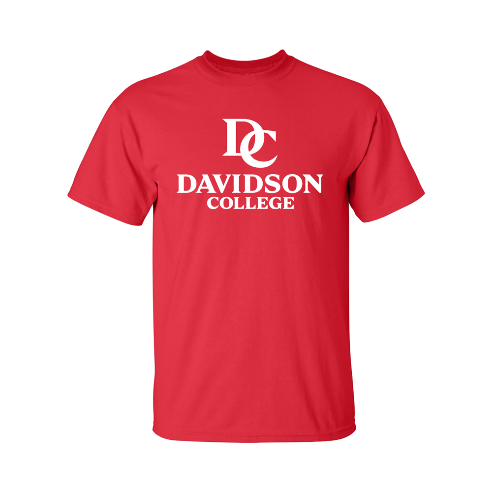 Davidson College T Shirt - Red
