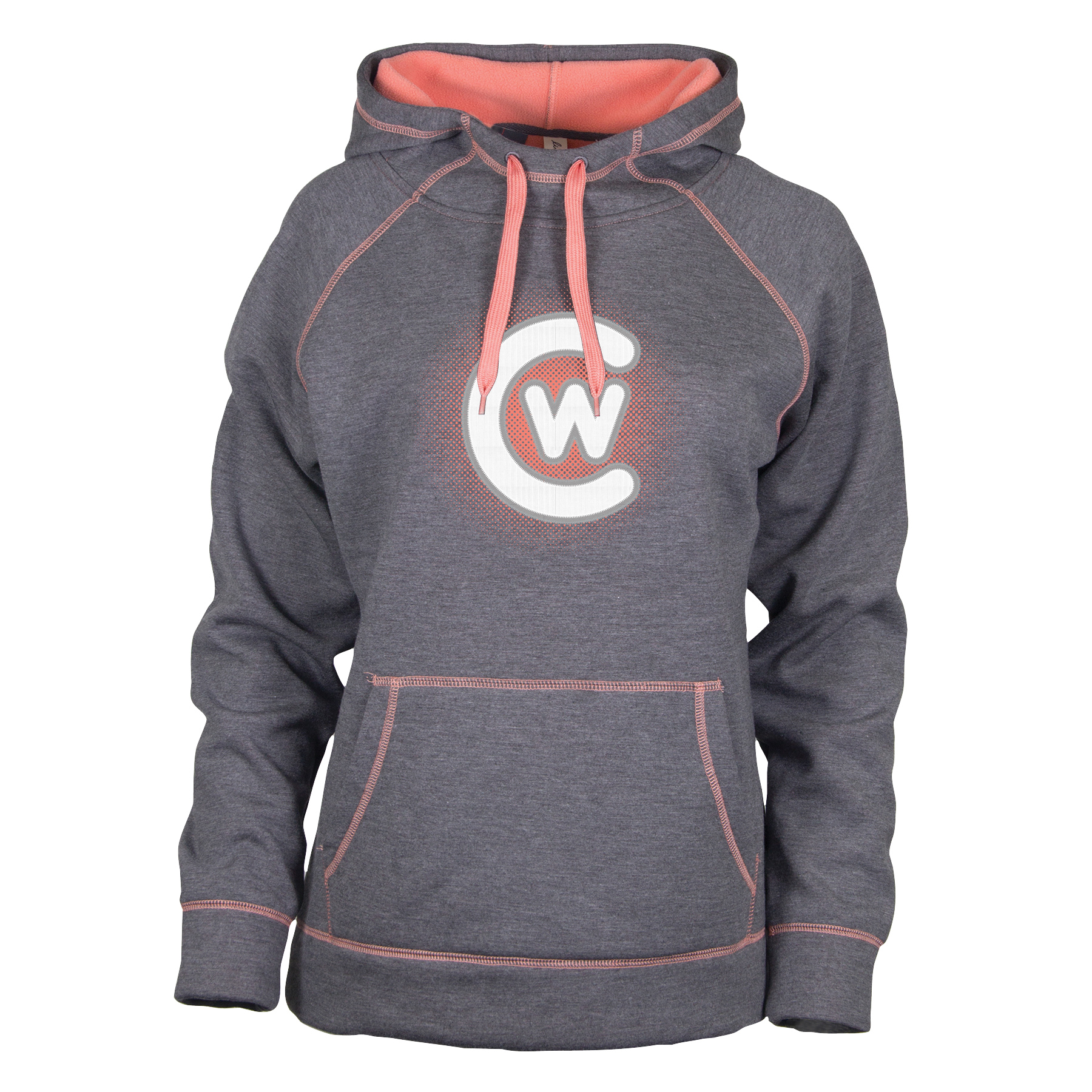 Pixel Background CW Logo Hoodie