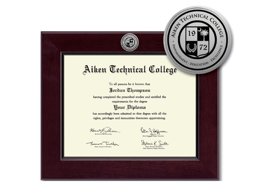 ATC Diploma Frame Silver