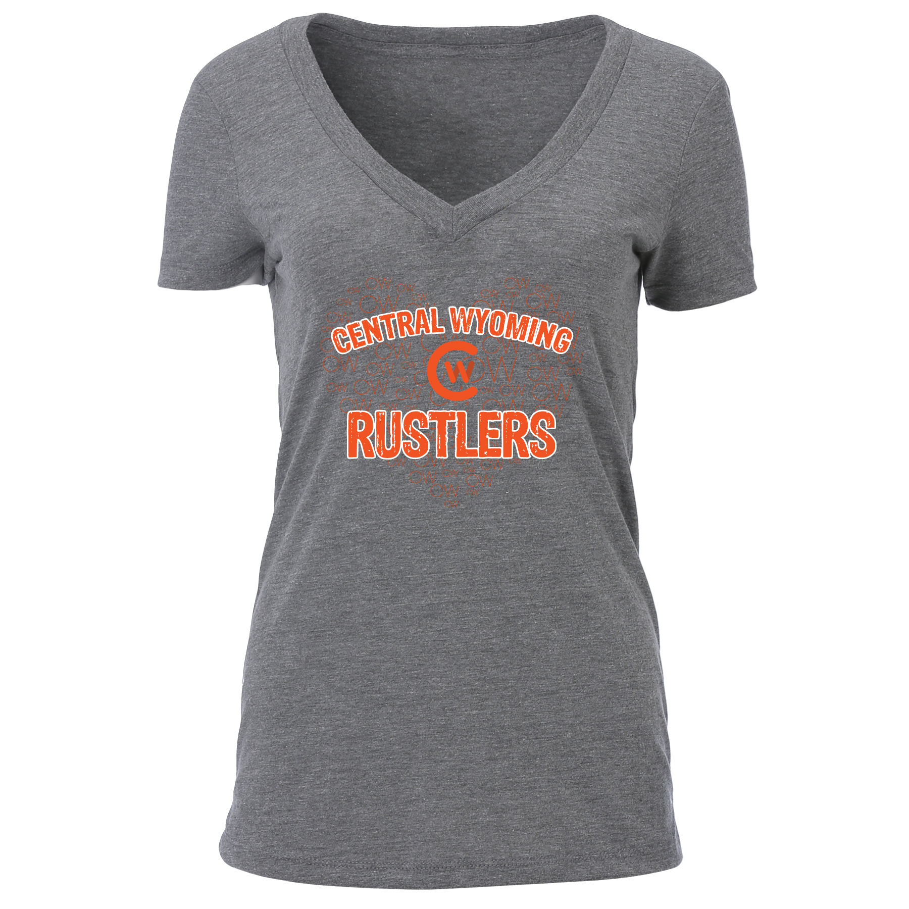 CW Heart V Neck T Shirt