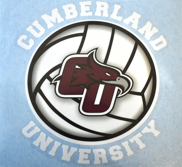 Cumberland University Volleyball Decal