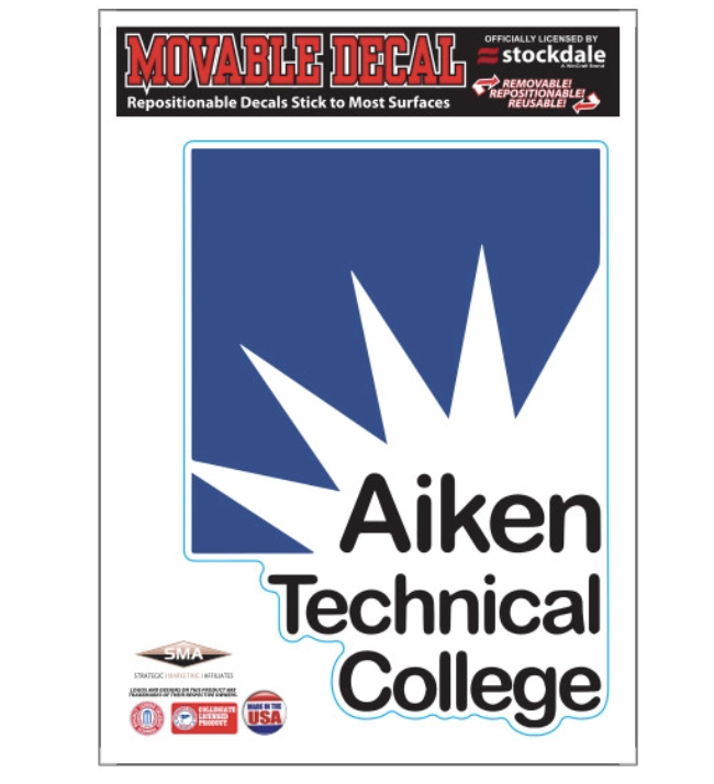 Aiken Technical College Surface 5x7 Decal