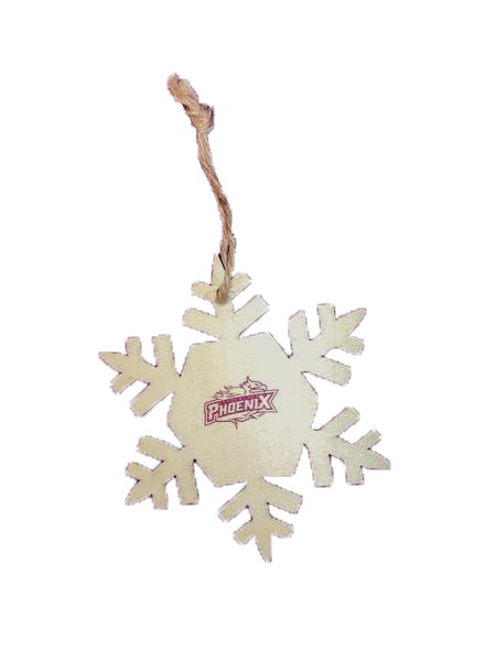 Cumberland Phoenix Wood Snowflake Ornament