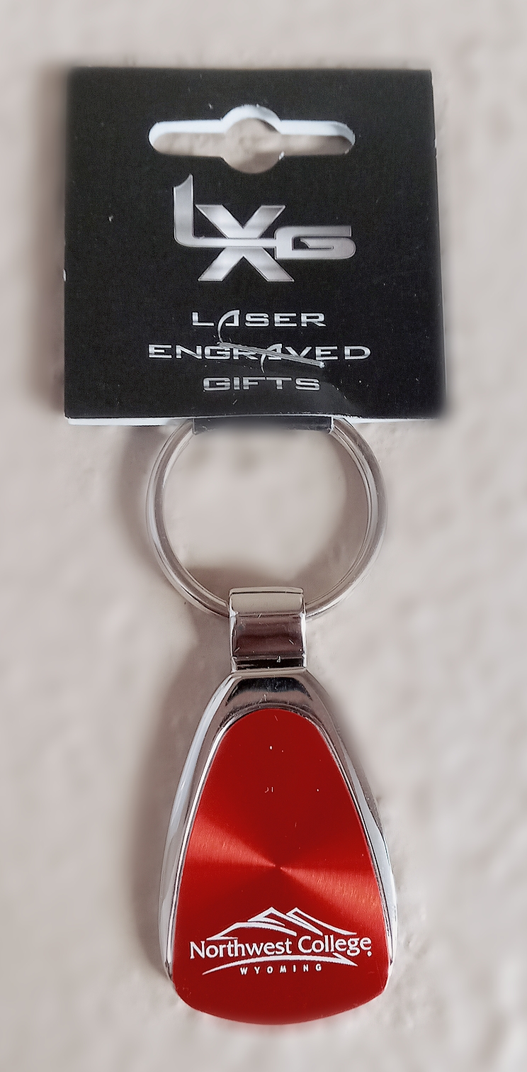 Northwest College Teardrop Key Tag
