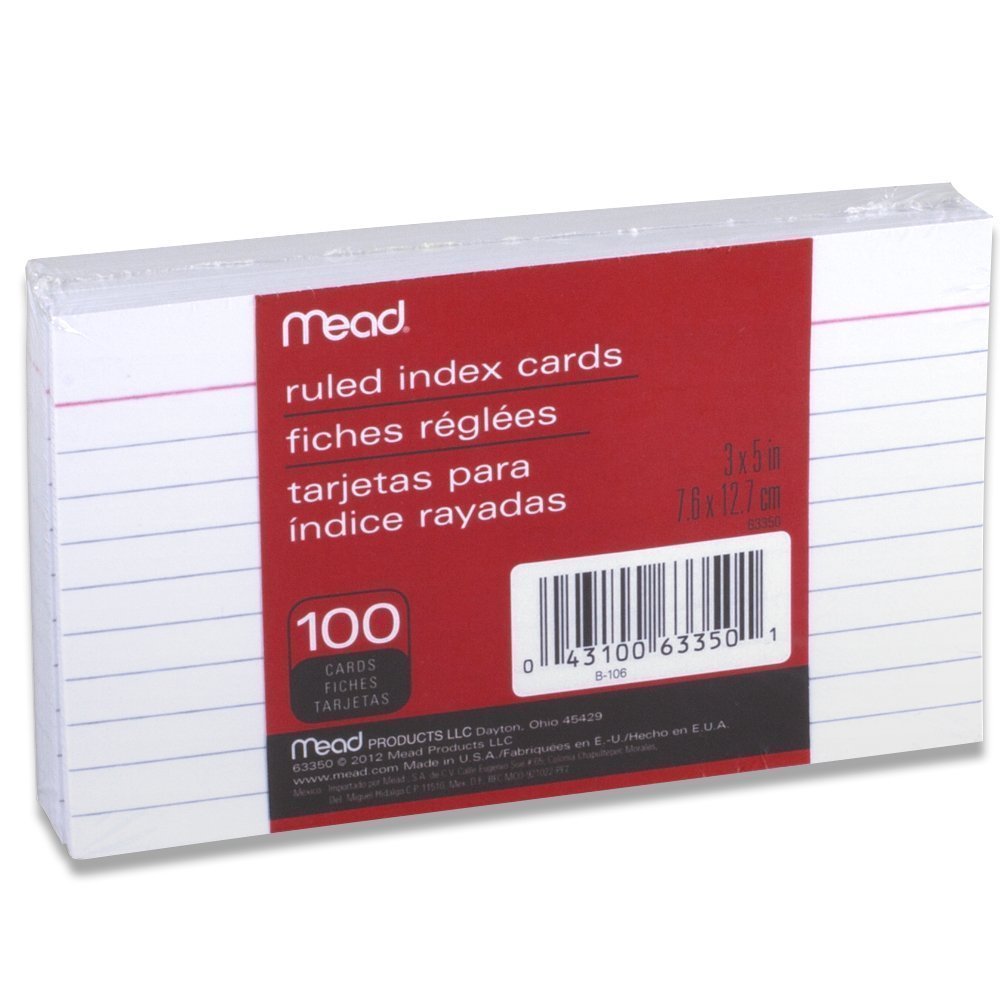 Index Cards