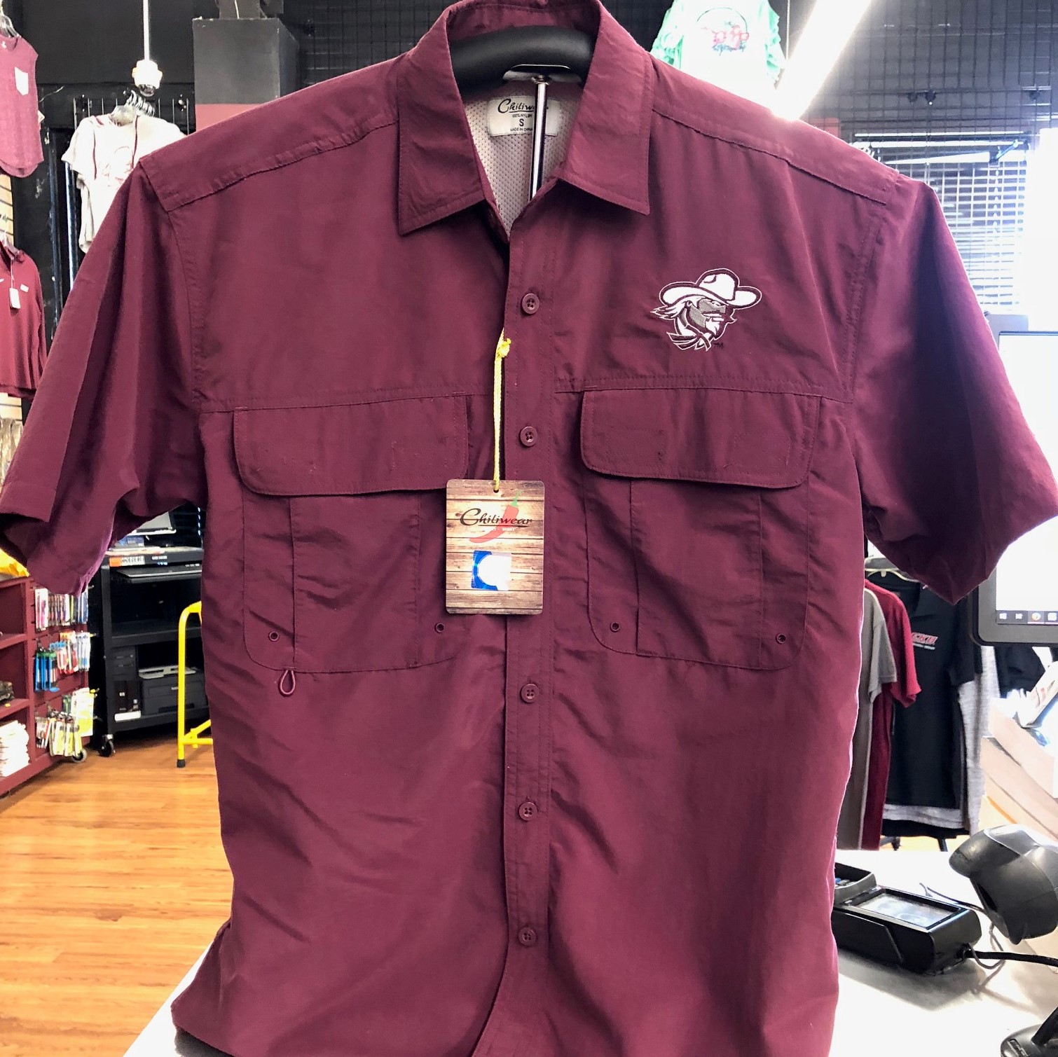Campus Bookstore Richmond Van Buren Fishing Shirt