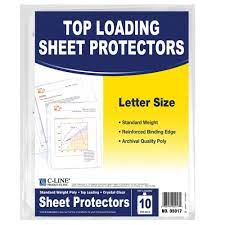 Top Loading Sheet Protectors
