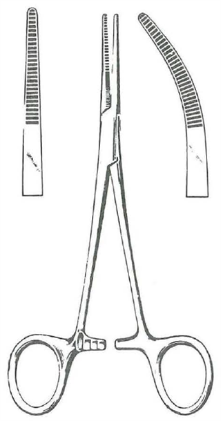 Kelly Hemostatic Forceps