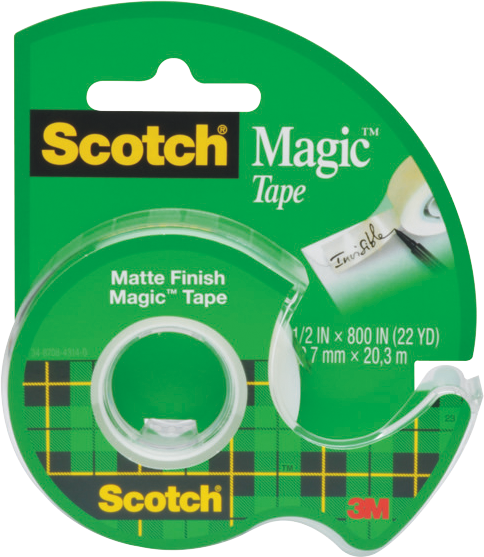 Scotch Magic Tape - Clear .5x800in 1Pk BP