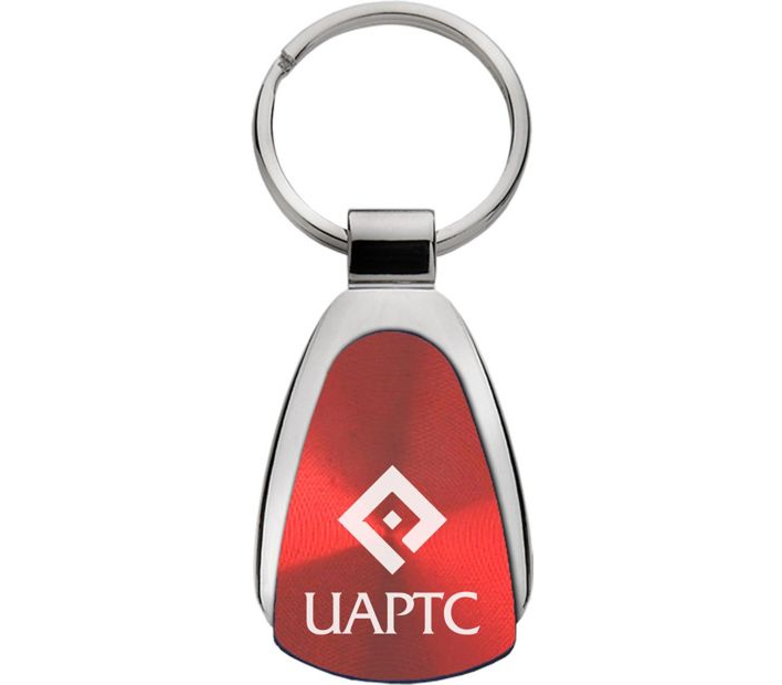 PULASKI TECH RED TAB KEYCHAIN