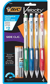 BiC Velocity Mechanical Pencils 4/Pck