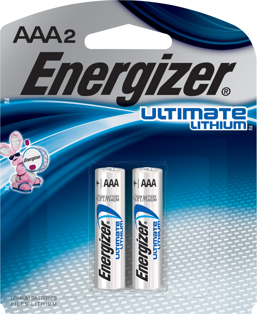 Energizer Ultimate Lithium Batteries - AAA 2Pk BP