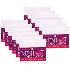 Paper Trail Mini Index Cards
