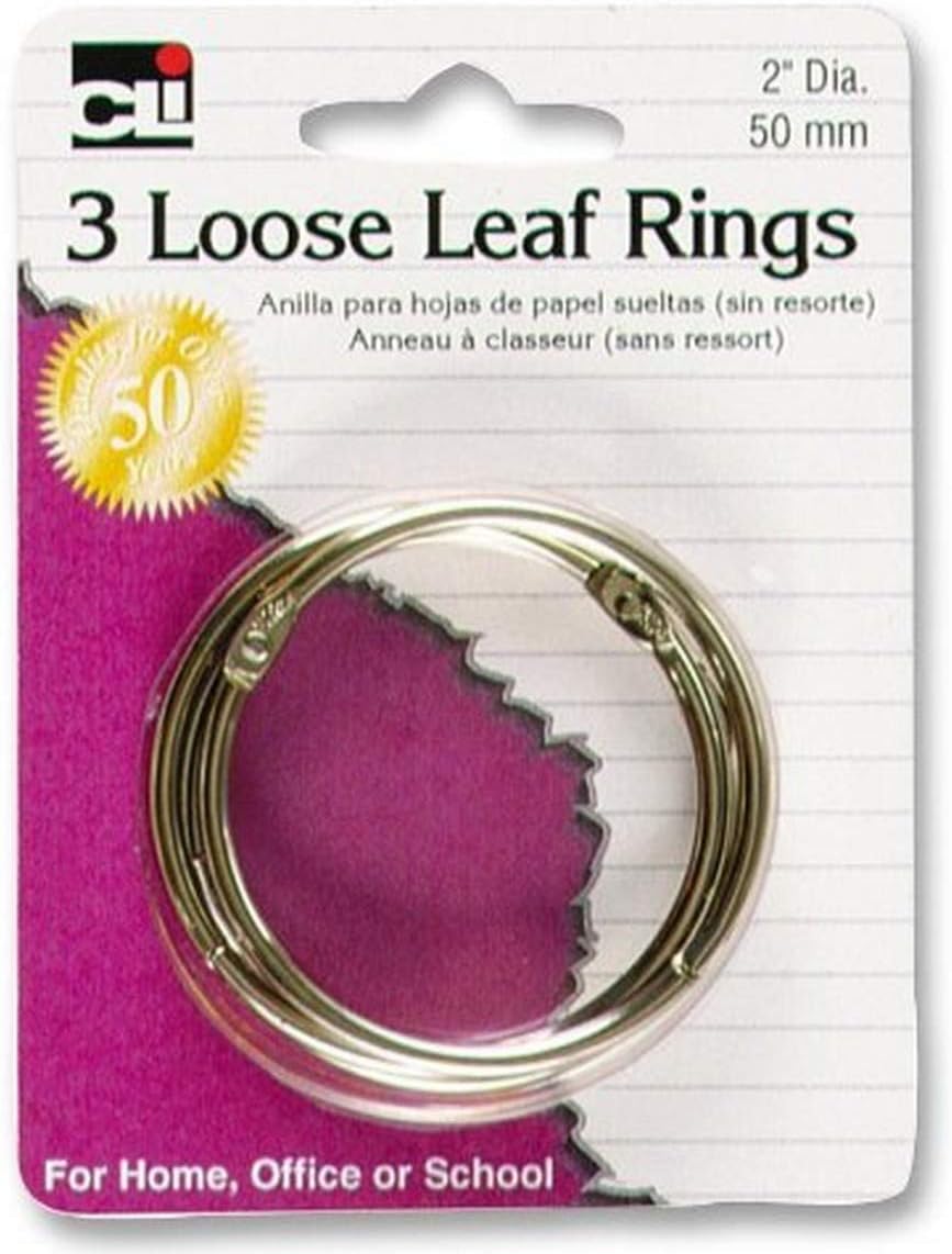 CLI 2" Loose Leaf Rings (3 Pack)