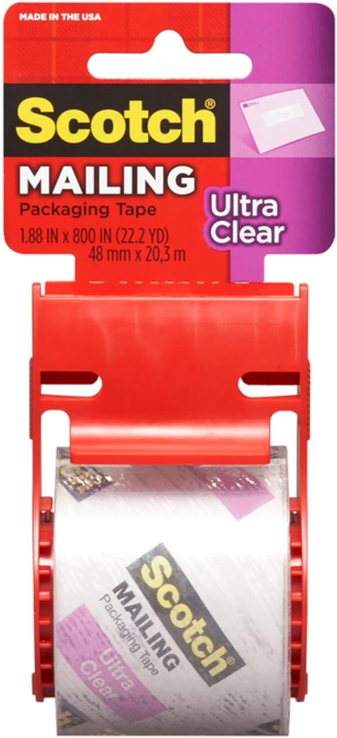 Scotch Ultra Clear Packaging Tape
