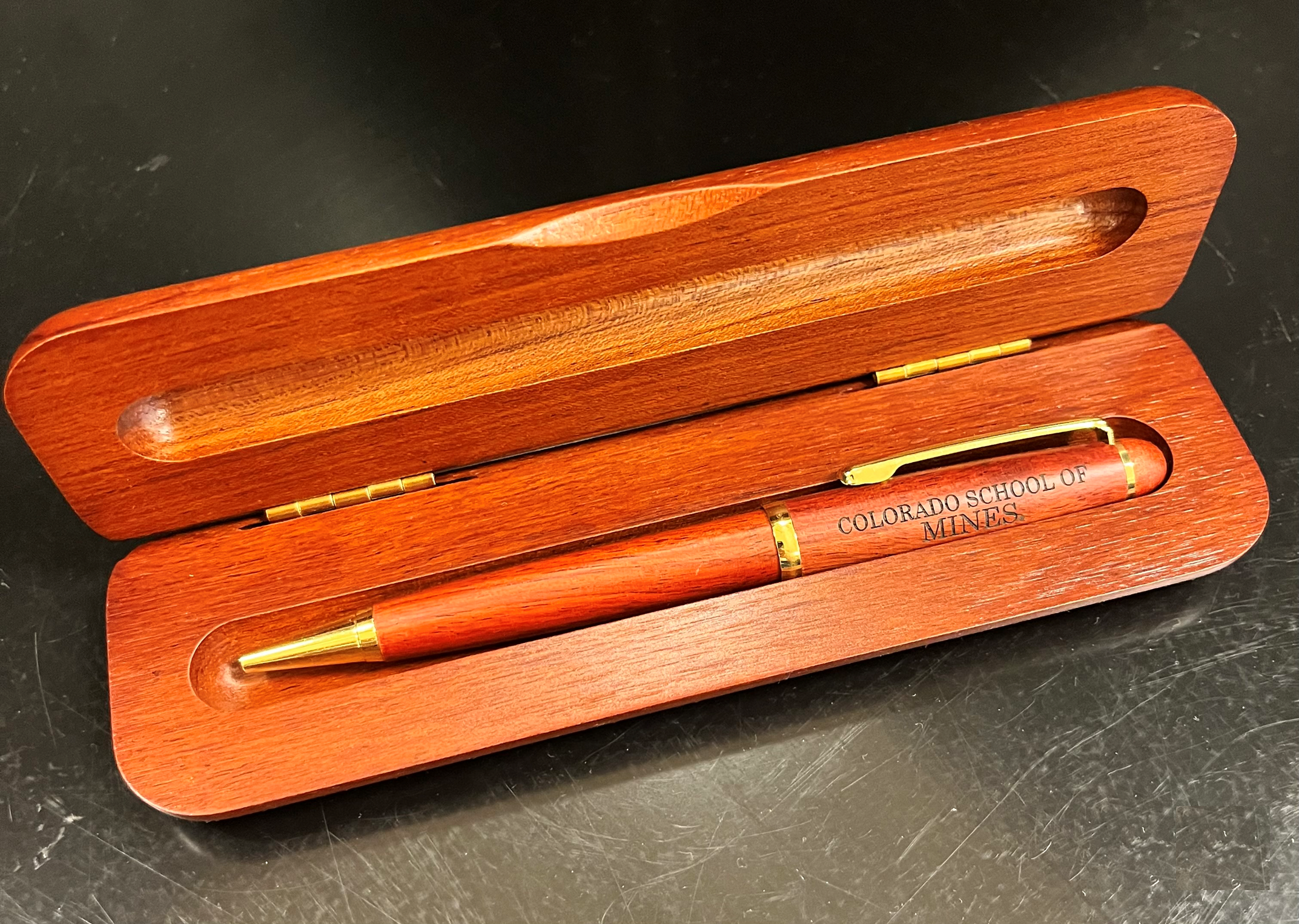 Colorado School of Mines Rosewood Pen & Case Set