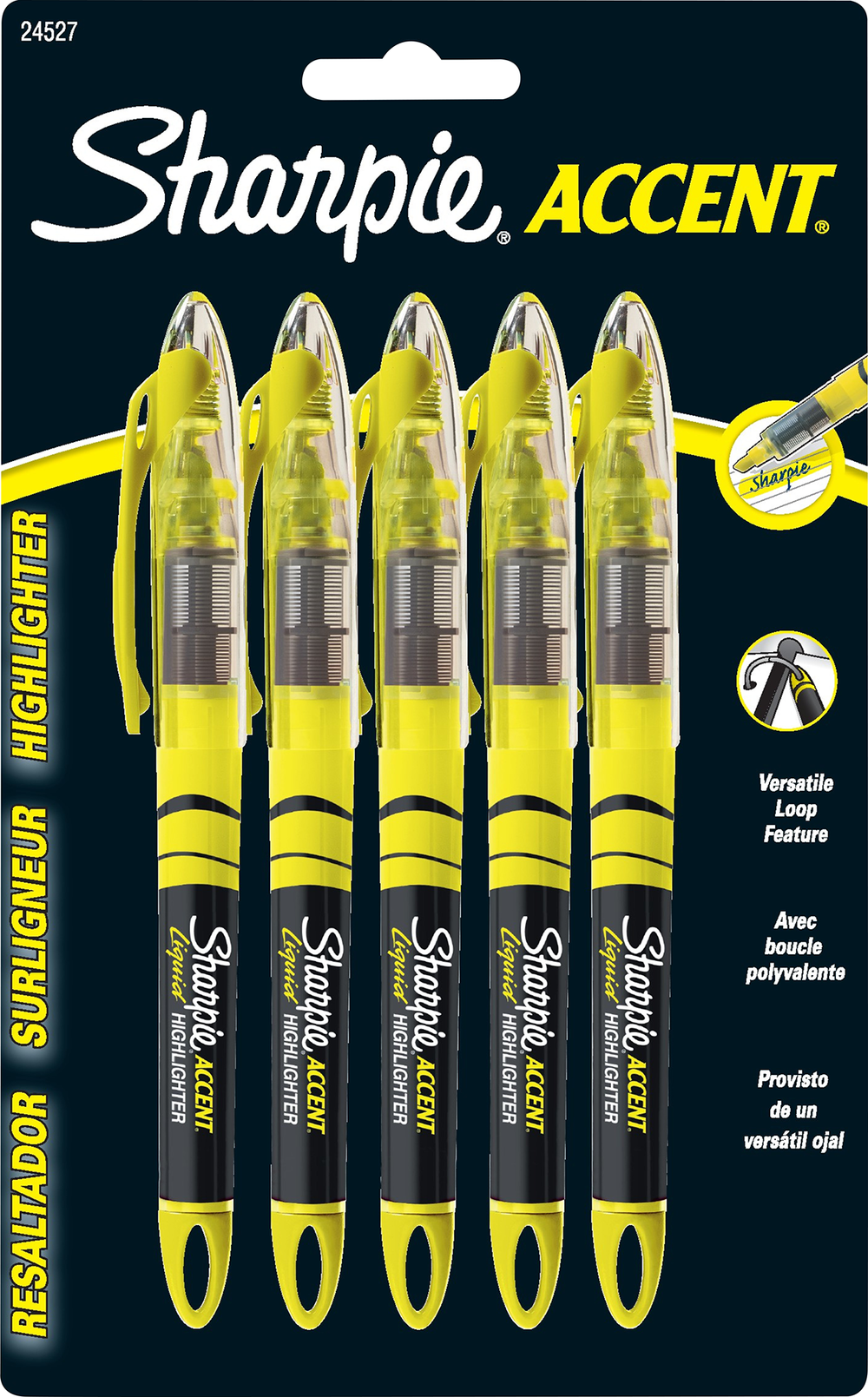 Sharpie Liquid Pen Style Highlighter - Yellow Chisel 5Pk BP