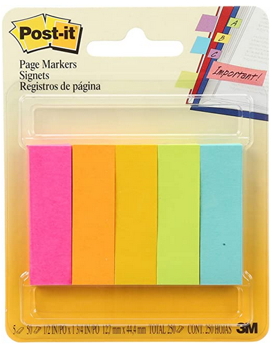 Post It Page Markers
