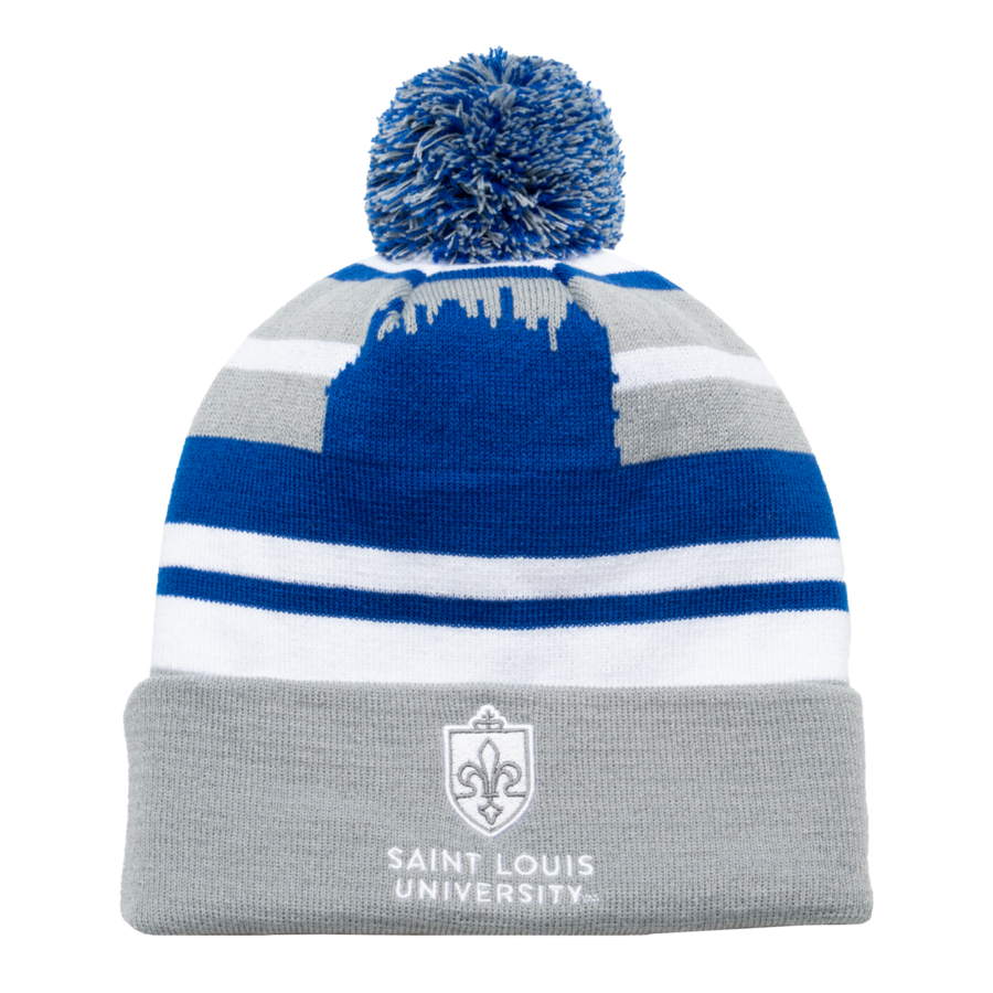 Mens Uscape RBL Saint Louis Billikens Skyline Cuff Pom Knit