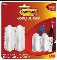 Command Adhesive Hook Designer/Value Pack