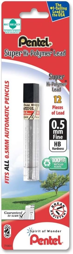 Pentel Super Hi-Polymer 0.5mm Fine Lead