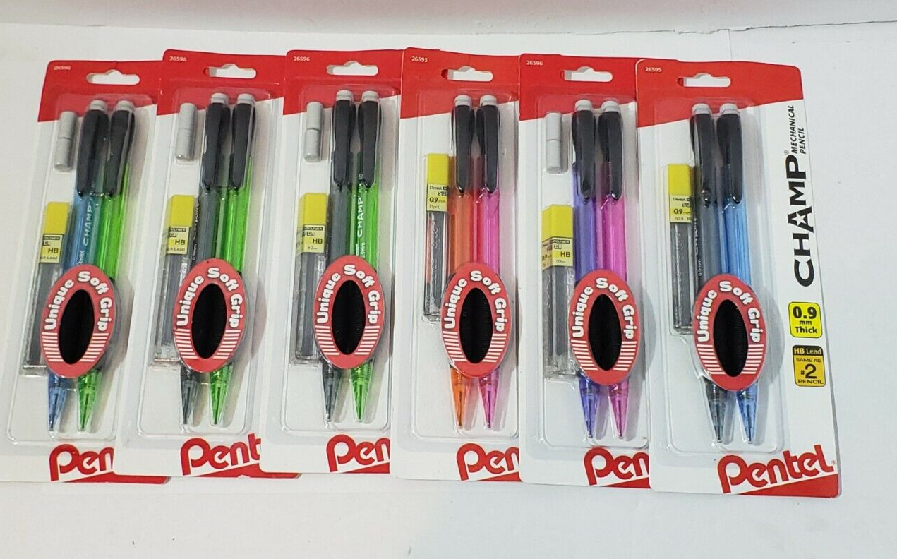 Pentel Champ 0.9mm Mechanical Pencil (2 Pack)