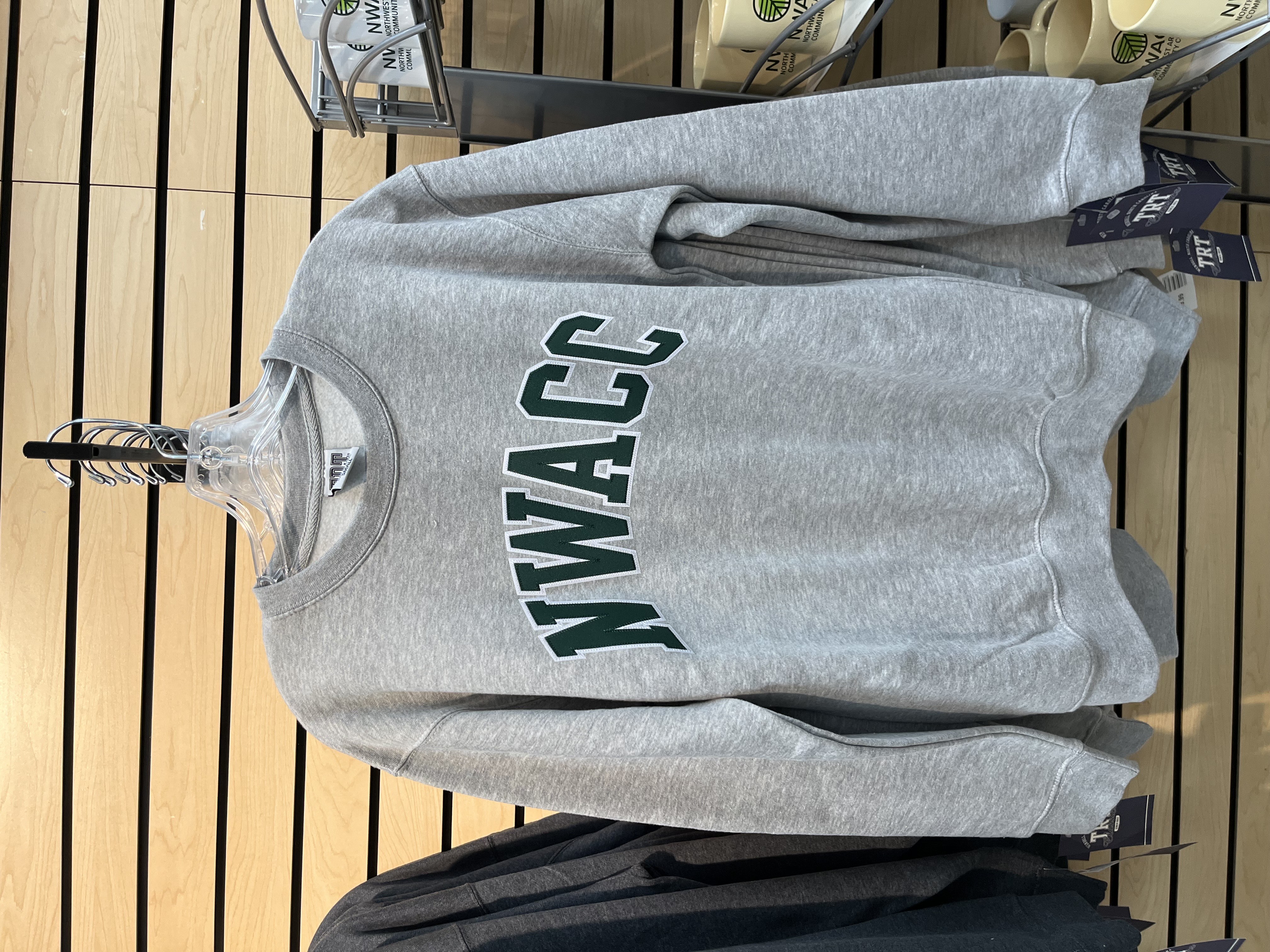 Oxford Gray NWACC Letters Crewneck-Sweatshirt