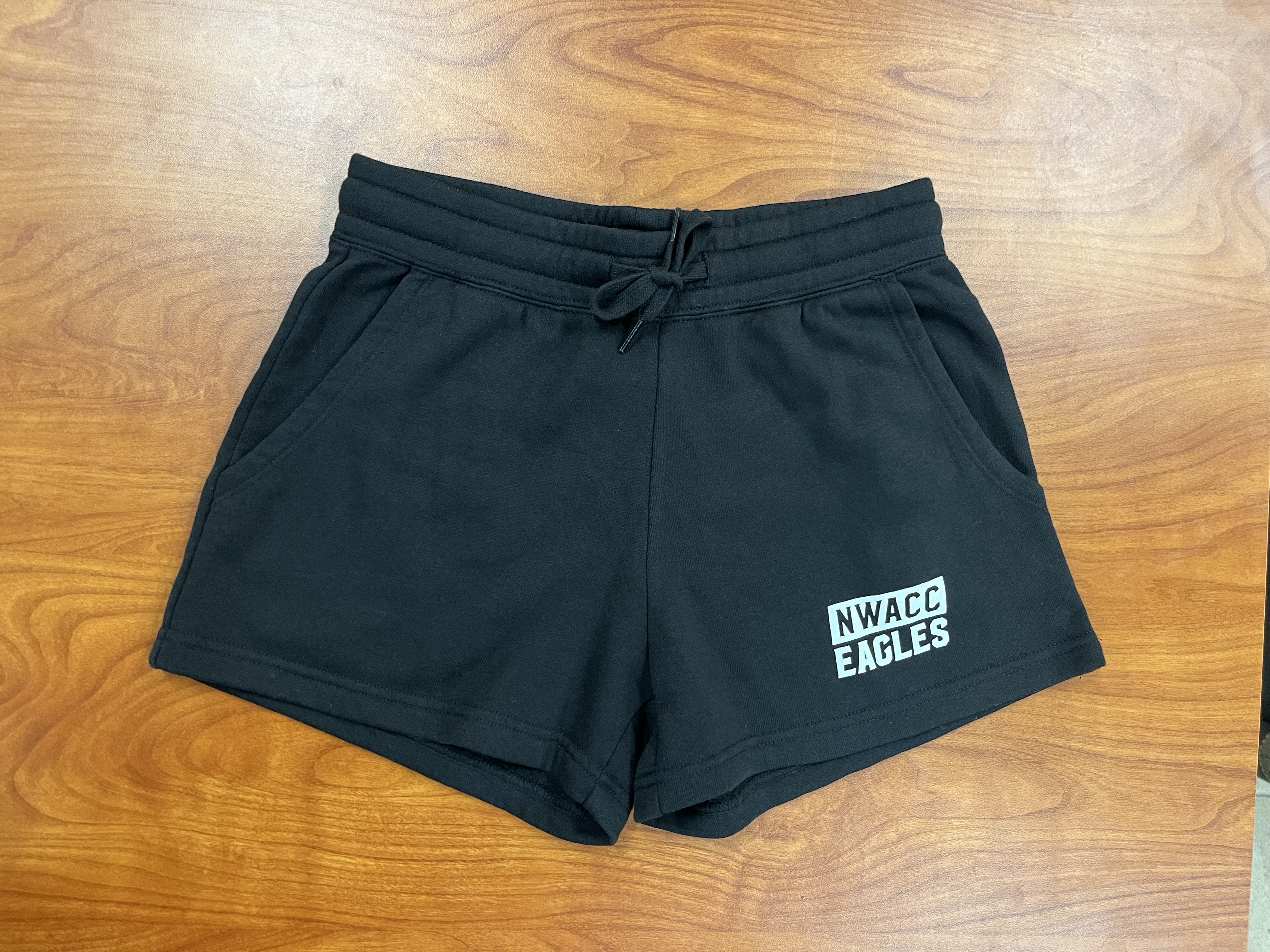 NWACC Eagles Fleece Shorts - Black