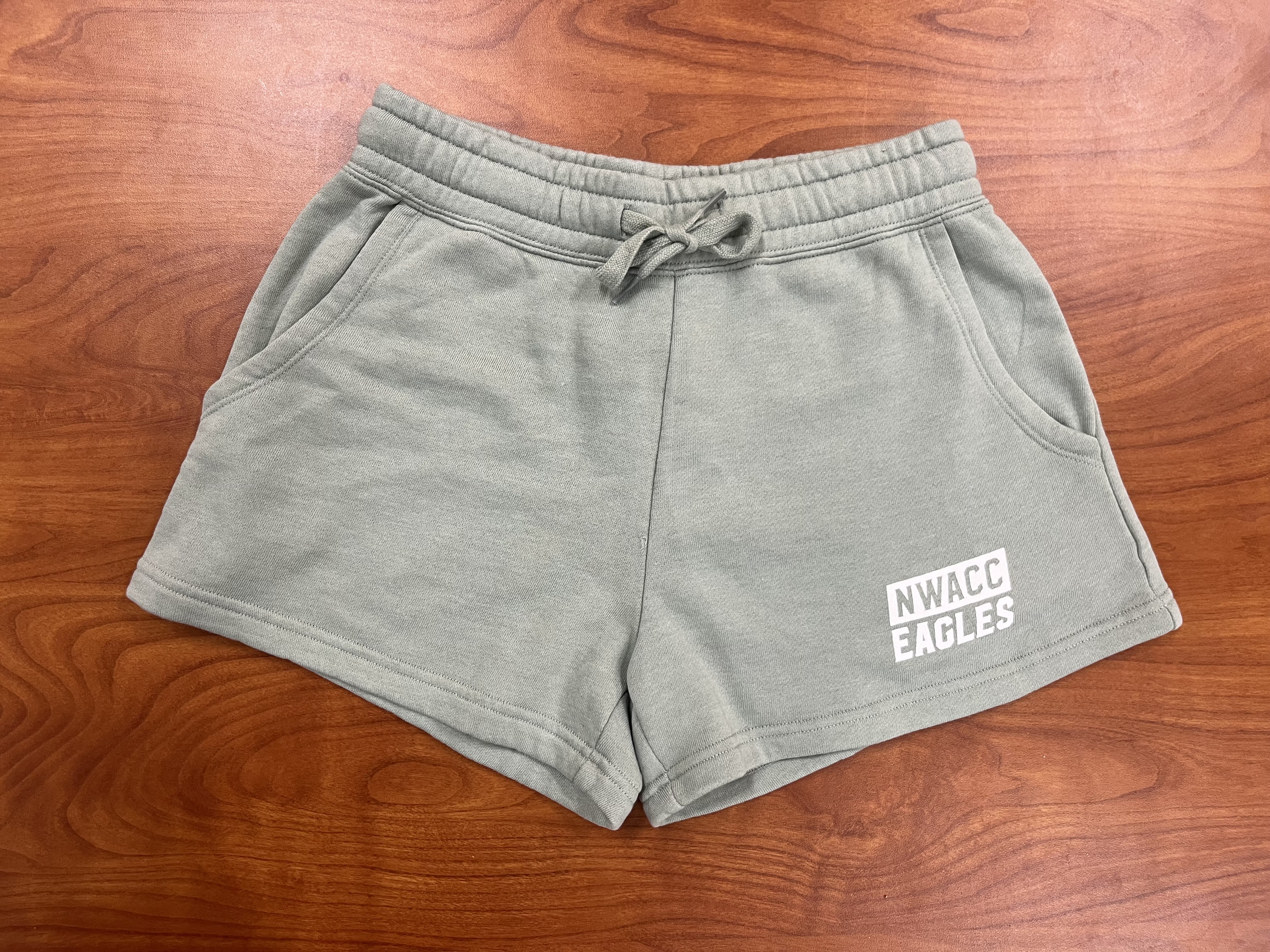 NWACC Eagles Fleece Shorts - Sage