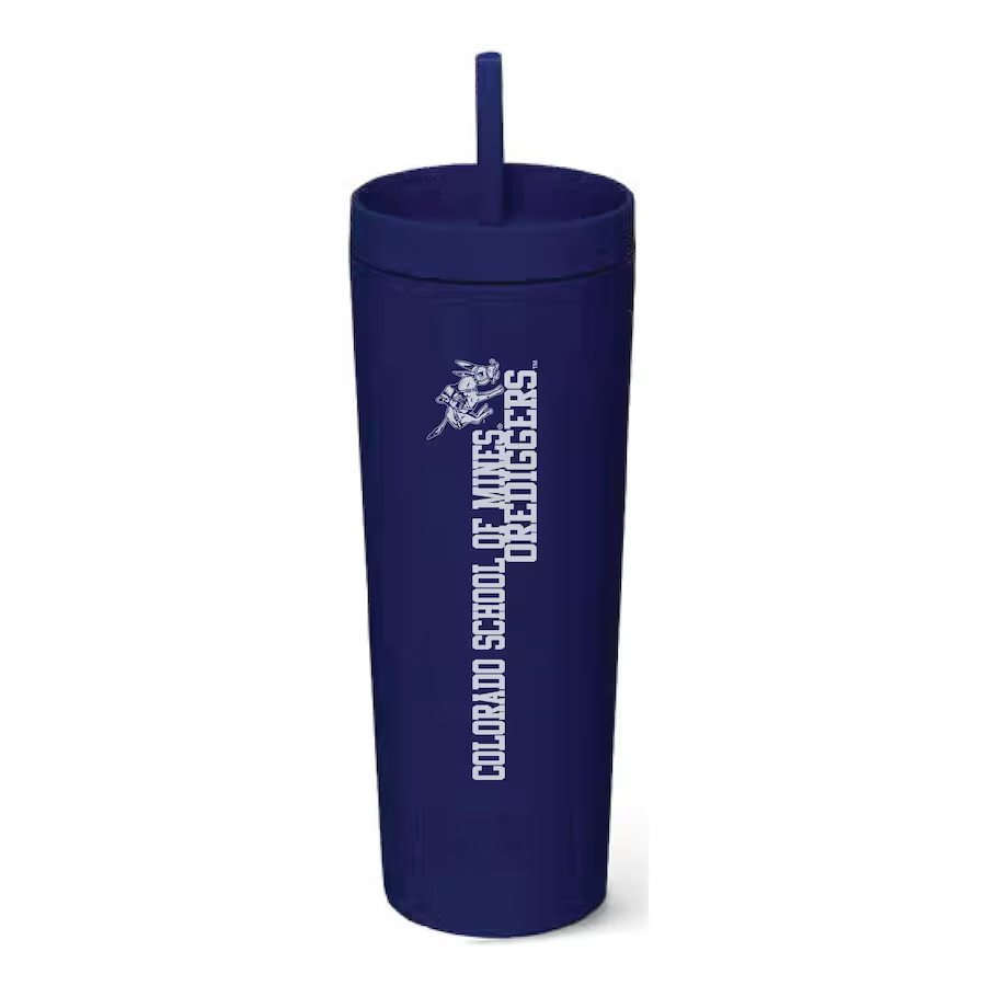 Colorado School of Mines 16 oz Tumbler with Straw