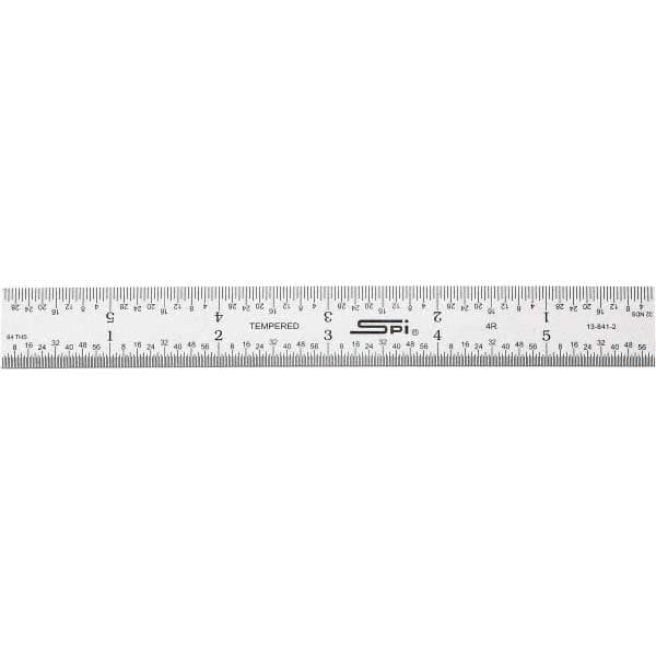 #41 6in. Rigid Steel Ruler