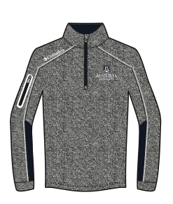 Columbia Omni-Wick Heathered Shotgun 1/4 Zip Pullover