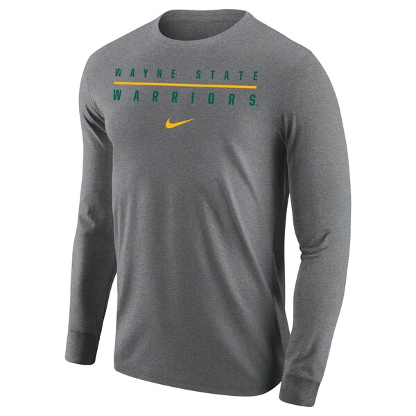 Wayne State Warriors Nike Cotton Long Sleeve Shirt