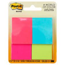 Post-it Notes Small 4/Pck