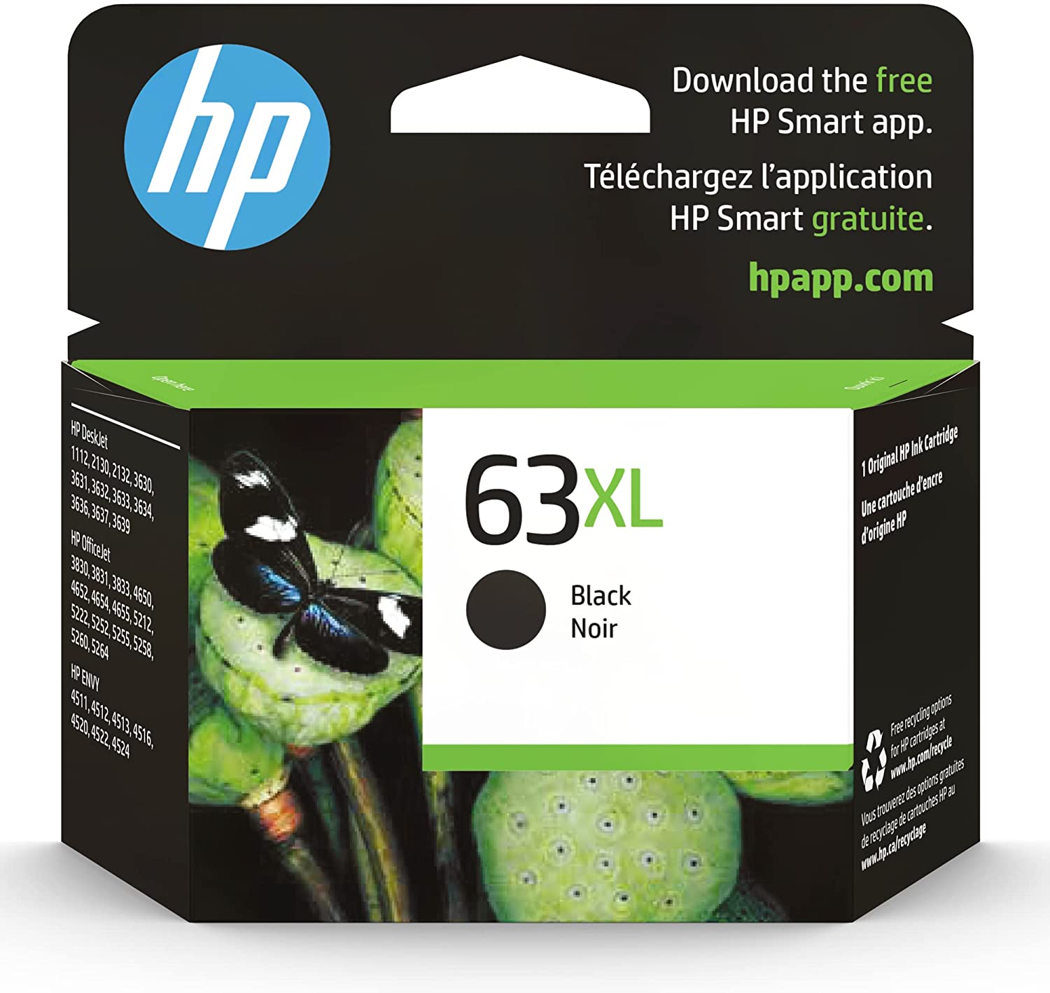 HP 63XL Black High-yield Ink Cartridge