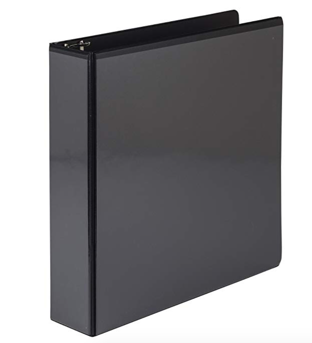 Samsill Economy 3 Ring View Binder, 2 Inch Round Ring