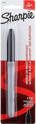 Sharpie Permanant Marker Fine Point - Black