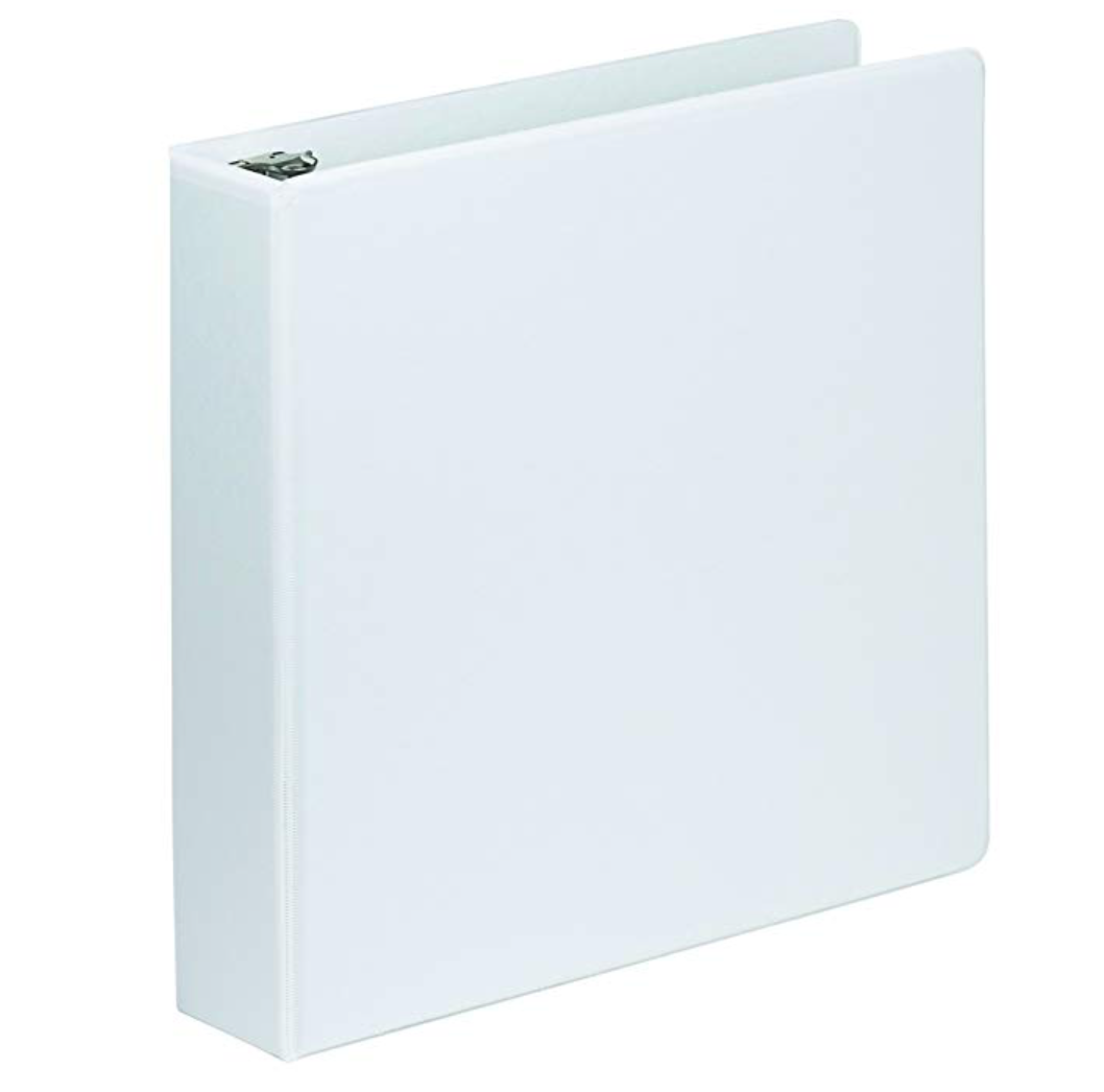 Samsill Economy 3 Ring View Binder, 2 Inch Round Ring