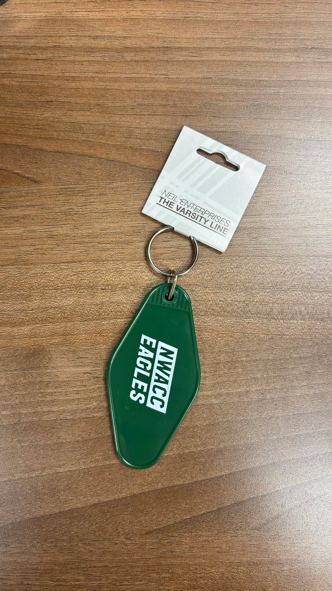 NWACC Eagles Green Motel Keytag