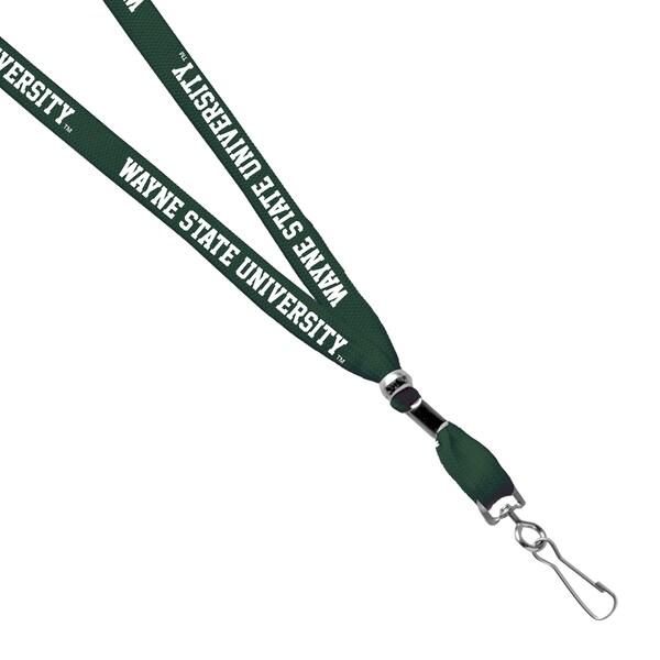 Wayne State University 3/8" Printed Lanyard