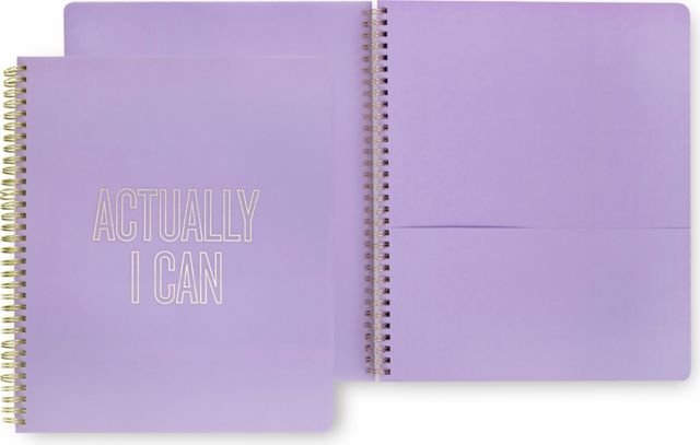 Kate Spade Actually I Can Notebook