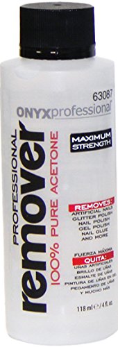 100% Acetone Nail Polish Remover 4 oz.